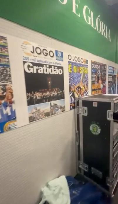 华体会官网-葡体不满波尔图在客队更衣室贴夺冠海报挑衅，波尔图：早就贴那了